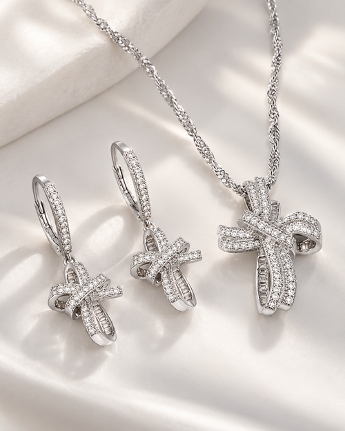 Celeste Cross Jewelry Set