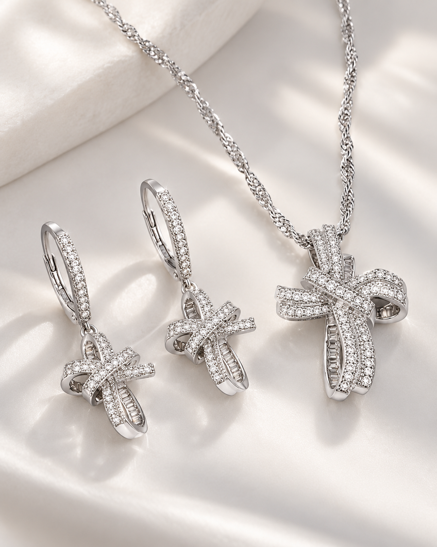 Celeste Cross Jewelry Set