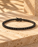 Nero Luce Tennis Bracelet