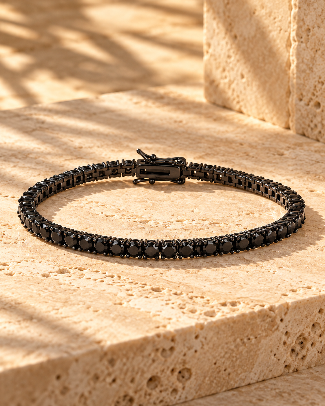 Nero Luce Tennis Bracelet